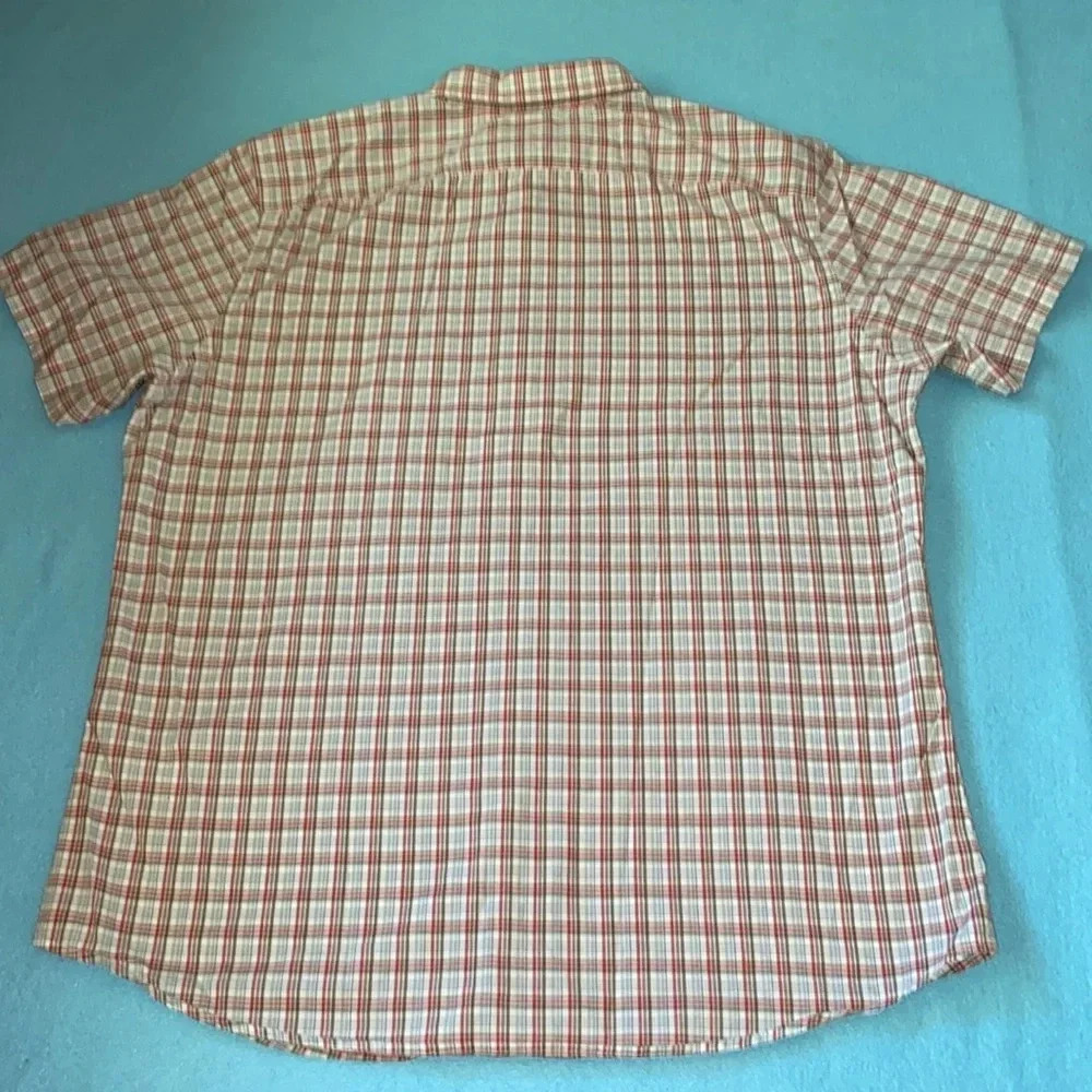 BANANA REPUBLIC button down short sleeve stretch soft wash slim fit NEW size XL - Picture 2 of 11